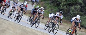 cyclers during race