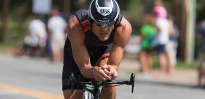 cyclist during race