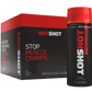 Box of Stop Muscle Cramps Shots and Bottle of HotShot view larger